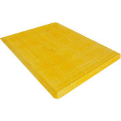 Plasticade CSP-TC27-Y 27" Trench Cover Made Of Fiberglass Composite, Yellow, 4410 Lbs. Capacity