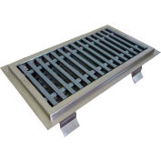 IMC Anti-Splash Floor Trough ASFT-1254-PFG with Fiberglass Grating & 1 Center Drain