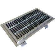 IMC Anti-Splash Floor Trough ASFT-1296-SG with Stainless Steel Grating & 1 Center Drain