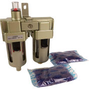 Primefit 3/8" Desiccant Dryer with Oil Removal Filter w/Brass Drain Valve