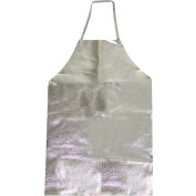 CARBON ARMOUR™ 24" x 36" Aluminized Bib Apron, Slide Snaps, A02NL24X36
