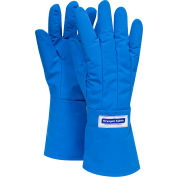 National Safety Apparel® Waterproof Mid-Arm Length Cryogenic Glove, Medium, Blue, G99CRBEPMDMA