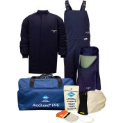 ArcGuard® KIT4SC40M12 40 cal Compliance Arc Flash Kit w/ Short Coat & Bib Overall, M, Sz 12