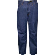 TECGEN Select® Flame Resistant Jeans, 42 x 32, Classic Denim, PNTJGJ42XL32