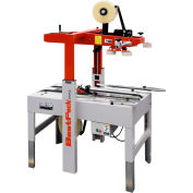 BestPack MBD22 Semi-Automatic Adjustable Case Sealer, Bottom Belt Drive, 2" Tape Head