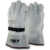 PIP Top Grain Goatskin Leather Protector For Novax® Gloves, White, Size 9