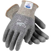 PIP G-Tek® 3G10 DSM Dyneema® Gloves, Gray & Black Knit W/Gray Polyurethane Palm, M