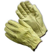 PIP Top Grain Cowhide Drivers Gloves, Straight Thumb, Economy Grade, XL