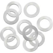 Precision Brand® SS Arbor Shim, 84249, 1-1/4" ID x 1-3/4" OD x 0.010"H, Pkg of 10 - Made In USA