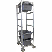 PVI Aluminum Lug Cart LUGCT6 - 6 Lug Cap. All-Welded 27-1/4"L x 19-1/2"W x 73"H, Gray, No Lugs