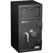Protex Large Front Loading Depository Safe With Electronic Lock FD-2714 14" x 14" x 27" Gray