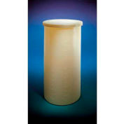 Saint Gobain XLPE Heavy WT, 1000 Gal., Cylindrical Tank w/Cover, 66"Dia. x 72"H, 7/16"Wall, Yellow