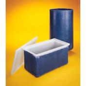 Saint Gobain FRP Rectangular Tank Casing 15000-0105 for 220 Gal., 48"L x 24"W x 48"H Tank, Dark Blue
