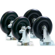 Replacement 6 Inch Caster Kit PARPACCST600 for PortaCool Jetstream 250 and 260