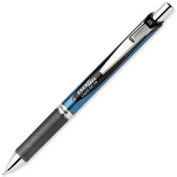 Pentel® EnerGel Retractable Gel Pen, Refillable, Needle Tip, 0.5mm, Black Ink