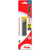 Pentel® Super Hi-Polymer Lead Refill, HB Leads, 0.9mm, Black, 30/Tube