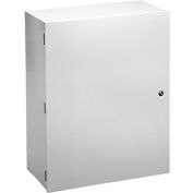 Hoffman A16N12BLP, Medium Type 1 Enclosure, 16.00X12.00X8.62, Steel/Gray