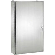 Hoffman A48H3616SSLP3PT, Continuous Hinge W/3-Point Ltch, Type 4X, 48.00x36.00x16.00in, SS Type 304