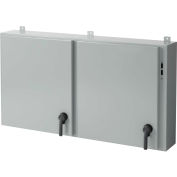 Hoffman A60X4E15718, Disc. Encl, 4 Door, 60.00X156.50X18.00, Steel/Gray