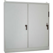 Hoffman A90XM7820FTC, Heavy Duty Fs Disc. Encl, W/Panel, 2 Door, 90.12X78.50X20.12, Paint