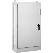 Hoffman AMOD847718FTCLP, Modular Slave Encl, 2-Dr Fs, W/O Panel, 84.12X78.00X18.12, Paint