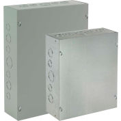PANEL MOUNT 8" X 6" X 6" GRAY HOFFMAN JUNCTION BOX ENCLOSURE A8066CH STEEL 