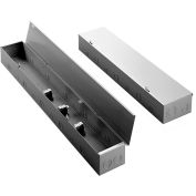 Hoffman AST4604R Splitter Trough, 4 wire, 600A, 48in Section, Steel/Gray