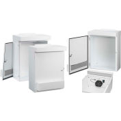 Hoffman WF100LP, Weatherflo™ Type 3R Drive Encl W/2 10In Fan, 67.00X36.00X16.00, Alum/Paint