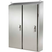 Hoffman WS74XM6318SS, Watershed&#8482; Free Standing Disconnect Encl, Type 4X, 74.00X63.00X18.00
