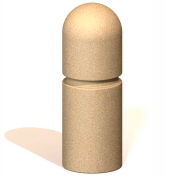Petersen Manufacturing AL-4 Round Concrete Bollard, 15" Dia X 42" H, Type B Mount, Sand