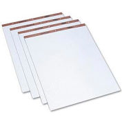 Drilled Easel Pads, 27 x 34, Plain White Bond, 50 Sheets/Pad, 2 Pads/Carton