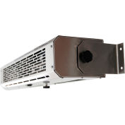 Global Industrial PTW Series Drive Thru Electric Heated Air Curtain W/ 24" Wide Door, Silver