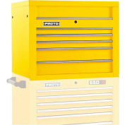 Proto J553427-5YL 550S Series 34"W X 25"D X 27"H 5 Drawer Yellow Top Chest