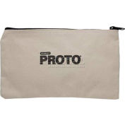Proto J95305 7" x 12" Heavy Duty All-Purpose Canvas Zipper Bag 