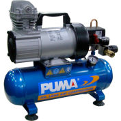 Puma PD1006, Portable Electric Air Compressor, 0.75 HP, 1.5 Gallon, Hot Dog, 1.36 CFM