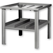 Global Industrial Gas Welding Bench W/ Center Drawer, 36"W x 36"D, Gray
