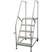 15 Step Extra Heavy Duty Steel Rolling Safety Ladder - Heavy Duty ...