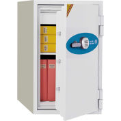Phoenix Safe Fire Fighter 1.5-Hour Digital Fire & Water Resistant Safe 2.88 cu ft, Off-White, Steel