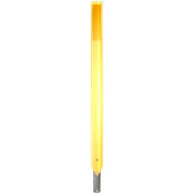 FG500 66" Delineator Post w/ Steel U-Channel Anchor, Ground Mount, Yellow