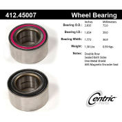 Centric Premium Double Row Wheel Bearing, Centric Parts 412.45007