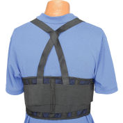 Standard Back Support Belt, Adjustable Suspenders, X-Large, 42-52" Waist Size