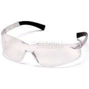 Ztek® Safety Glasses Clear Lens , Clear Frame