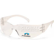 Intruder™ Safety Glasses Clear + 2.0 Lens , Clear Frame