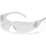 Intruder™ Safety Glasses Clear Lens , Clear Frame - Pkg Qty 12