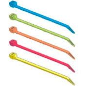Quick Cable 502207-100 Orange Fluorescent Cable Ties, 8.5", 100 Pcs
