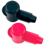 Quick Cable 5743-005B Black Tab Insulator Terminal Protectors, 8-2 Gauge, 5 Pcs