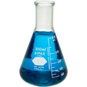 Qorpak 238600 KIMAX® Narrow Mouth Erlenmeyer Flasks, 250mL, Case of 48