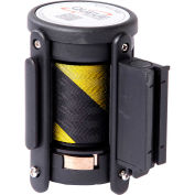 Replacement Cassette For QueueMaster & SafetyMaster Belt Barriers, 8-1/2' Black/Yellow Belt