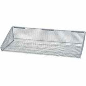 Quantum Partition Wall System 1635HBC 17"Dx35-1/2"Wx7-3 / 8"H / Partition Hanging Basket
