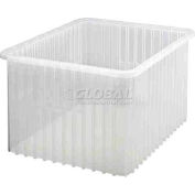 Global Industrial Clear-View Dividable Grid Container DG93120CL - 22-1/2 x 17-1/2 x 12 - Pkg Qty 3